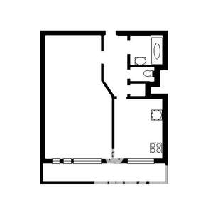 1-к квартира, на длительный срок, 36м2, 2/15 этаж