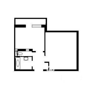 1-к квартира, на длительный срок, 35м2, 2/12 этаж