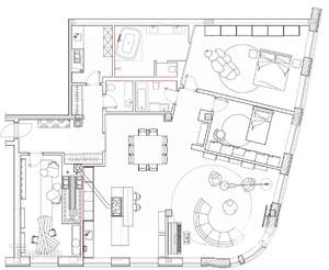 4-к квартира, на длительный срок, 205м2, 7/8 этаж