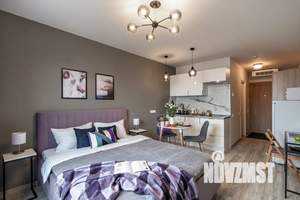 1-к квартира, посуточно, 25м2, 10/18 этаж