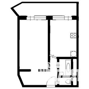 1-к квартира, на длительный срок, 40м2, 21/22 этаж