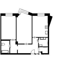 2-к квартира, на длительный срок, 78м2, 1/6 этаж