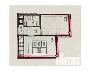 1-к квартира, на длительный срок, 32м2, 14/22 этаж