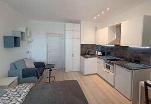 Студия квартира, на длительный срок, 27м2, 6/12 этаж