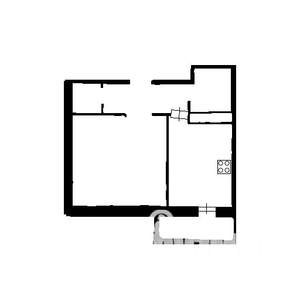 1-к квартира, на длительный срок, 45м2, 7/21 этаж