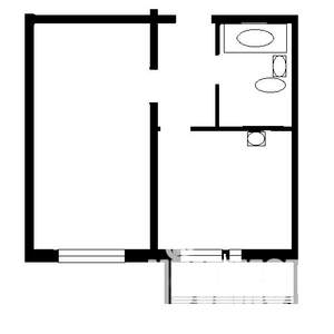 1-к квартира, на длительный срок, 40м2, 13/17 этаж