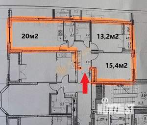 2-к квартира, на длительный срок, 61м2, 9/13 этаж