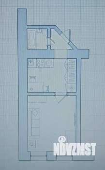 Студия квартира, на длительный срок, 24м2, 4/4 этаж