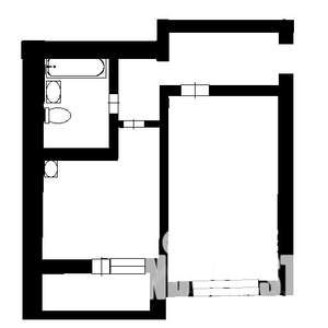 1-к квартира, на длительный срок, 37м2, 4/23 этаж