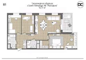 4-к квартира, на длительный срок, 92м2, 8/10 этаж