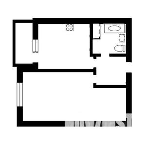 1-к квартира, на длительный срок, 39м2, 6/10 этаж
