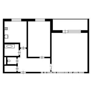 2-к квартира, на длительный срок, 52м2, 2/9 этаж