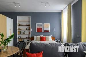 Студия квартира, посуточно, 35м2, 1/4 этаж
