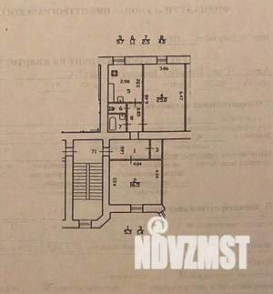 2-к квартира, на длительный срок, 66м2, 4/5 этаж