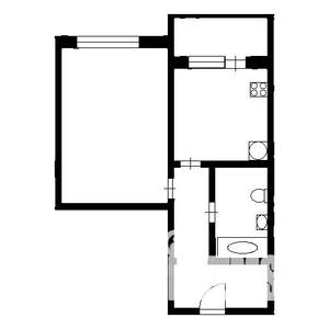 1-к квартира, на длительный срок, 40м2, 15/25 этаж