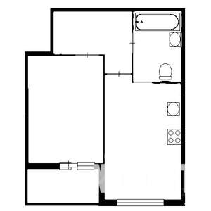 1-к квартира, на длительный срок, 36м2, 11/14 этаж