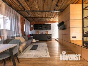 Студия квартира, посуточно, 44м2, 1/4 этаж