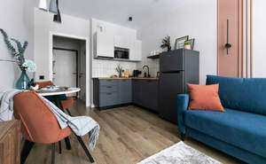 Студия квартира, на длительный срок, 24м2, 2/13 этаж