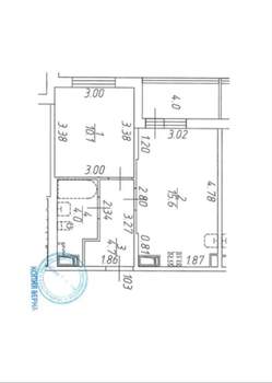 1-к квартира, на длительный срок, 34м2, 2/8 этаж