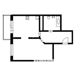 1-к квартира, на длительный срок, 42м2, 3/23 этаж