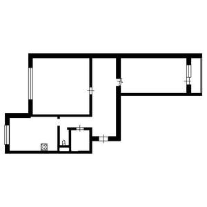 2-к квартира, на длительный срок, 65м2, 3/9 этаж