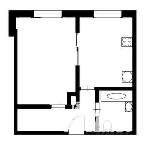 1-к квартира, на длительный срок, 43м2, 12/17 этаж
