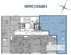 3-к квартира, на длительный срок, 78м2, 2/13 этаж