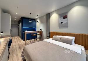 Студия квартира, на длительный срок, 26м2, 4/14 этаж