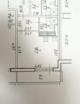 Студия квартира, на длительный срок, 25м2, 2/21 этаж