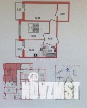 2-к квартира, на длительный срок, 60м2, 9/10 этаж