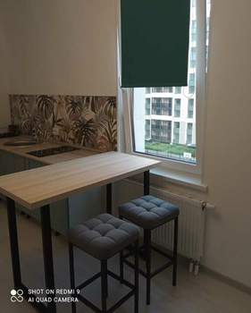 Студия квартира, на длительный срок, 27м2, 5/25 этаж