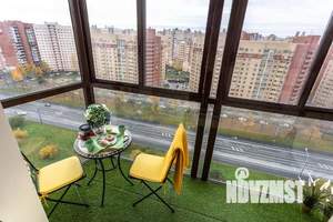 1-к квартира, посуточно, 44м2, 1/1 этаж