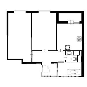 2-к квартира, на длительный срок, 66м2, 13/15 этаж