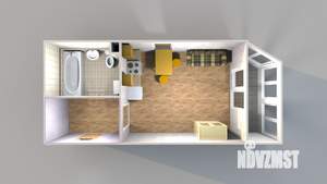 Студия квартира, на длительный срок, 27м2, 8/11 этаж