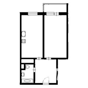 1-к квартира, на длительный срок, 41м2, 14/23 этаж