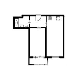 1-к квартира, на длительный срок, 44м2, 14/25 этаж