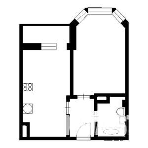 1-к квартира, на длительный срок, 39м2, 5/26 этаж