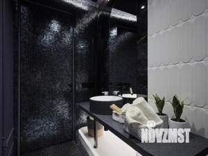 Студия квартира, посуточно, 45м2, 21/25 этаж