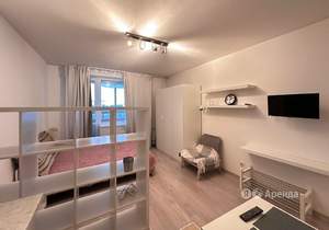 Студия квартира, на длительный срок, 26м2, 23/24 этаж