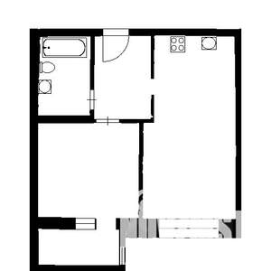 1-к квартира, на длительный срок, 43м2, 11/13 этаж