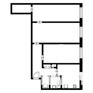 3-к квартира, на длительный срок, 63м2, 3/12 этаж