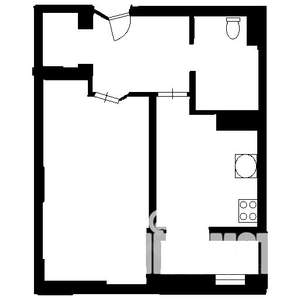 1-к квартира, на длительный срок, 34м2, 7/14 этаж