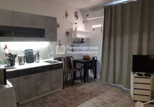 Студия квартира, на длительный срок, 25м2, 3/15 этаж