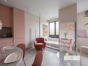 Студия квартира, на длительный срок, 33м2, 10/14 этаж