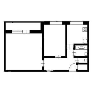 2-к квартира, на длительный срок, 48м2, 9/9 этаж