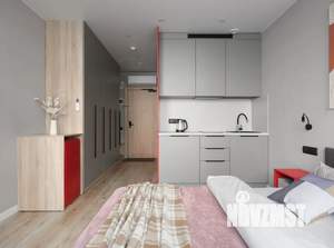 1-к квартира, посуточно, 28м2, 2/15 этаж