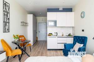 Студия квартира, на длительный срок, 32м2, 9/14 этаж