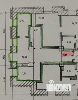 2-к квартира, на длительный срок, 37м2, 3/4 этаж
