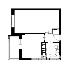 1-к квартира, на длительный срок, 33м2, 15/23 этаж