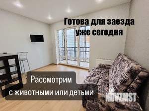 Студия квартира, на длительный срок, 25м2, 9/12 этаж